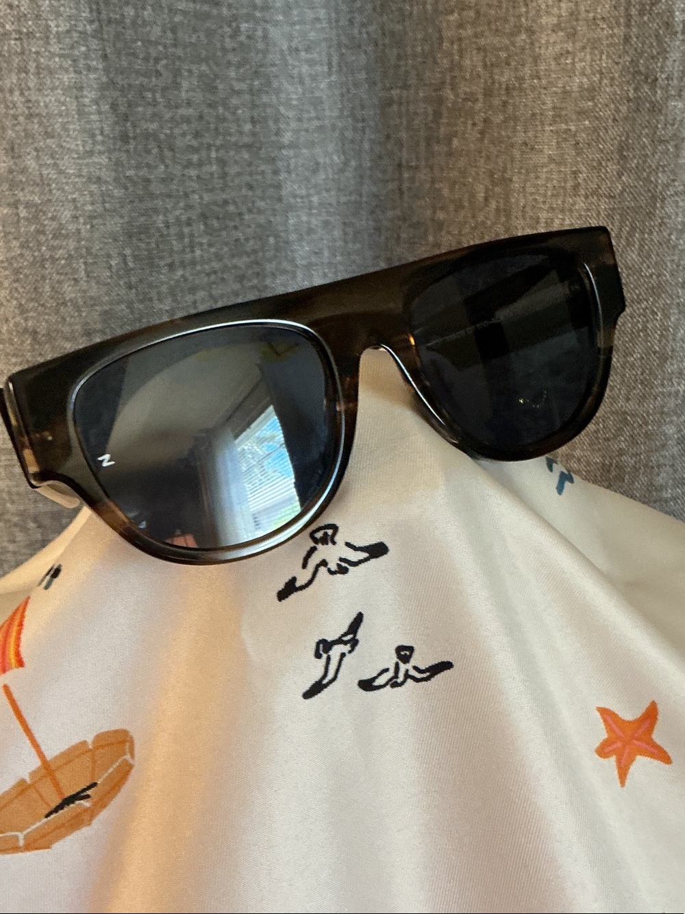 Arnette Dark Tortoise Oversized Square Sunglasses